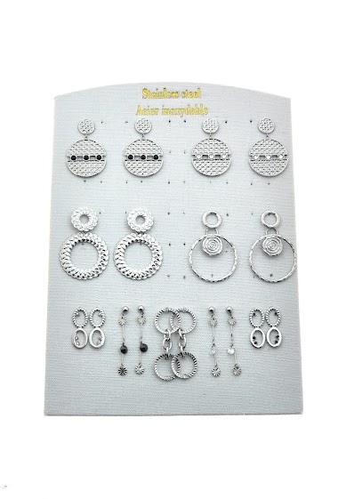 Wholesaler LILY CONTI - Set of earrings-stainless steel