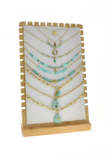 Wholesaler LILY CONTI - Necklace set-Stainless steel-stones