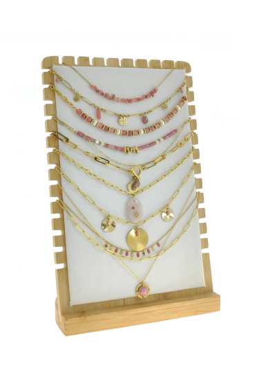 Wholesaler LILY CONTI - Necklace set-Stainless steel-stones