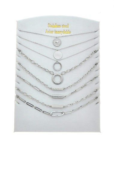 Großhändler LILY CONTI - Set of necklaces-Stainless steel