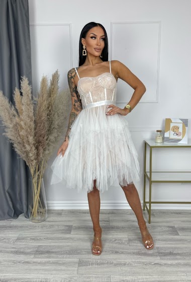 Wholesaler Lily Mcbee - Spotted tulle dress