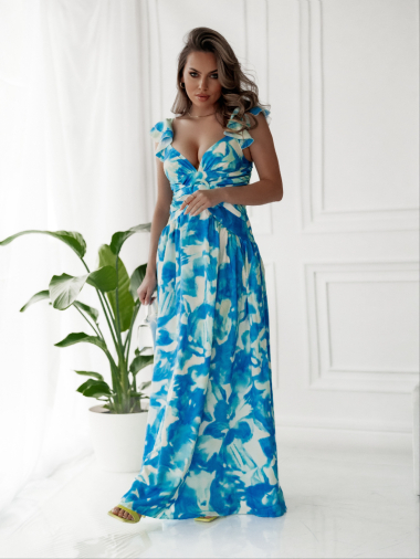 Großhändler Lily Mcbee - Kleid mit tropischem Print