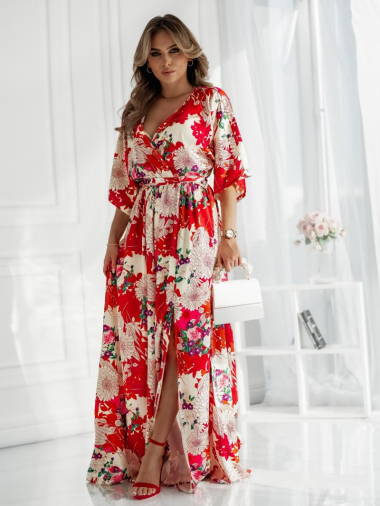 Wholesaler Lily Mcbee - Long printed dress