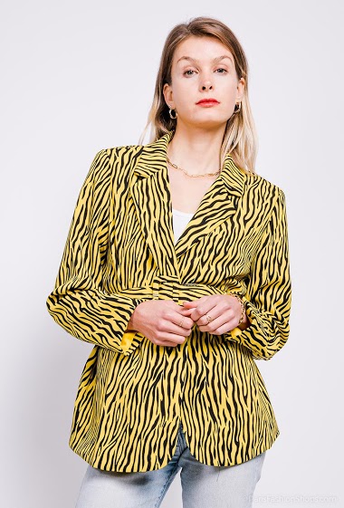 Wholesaler ELLILY - Zebra print blazer