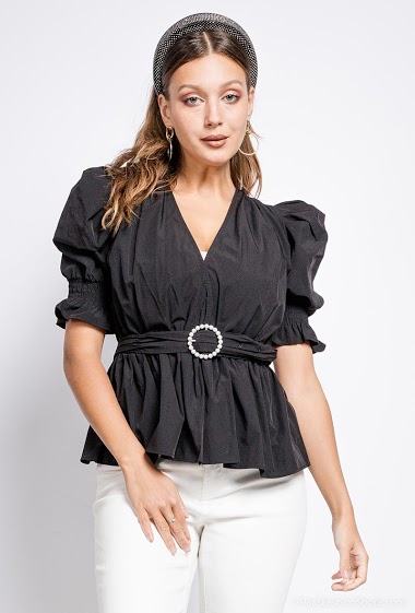 Wholesaler ELLILY - Blouse with puff sleeves