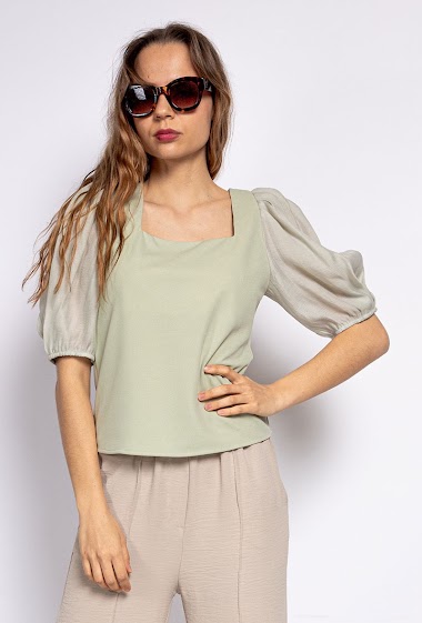 Wholesaler A BRAND - Shirt with puff sleeves