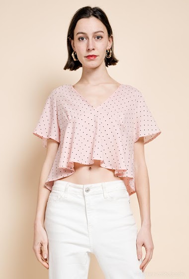 Wholesaler 88FASHION - Spotted blouse