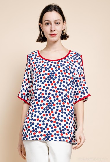 Großhändler 88FASHION - Spotted blouse