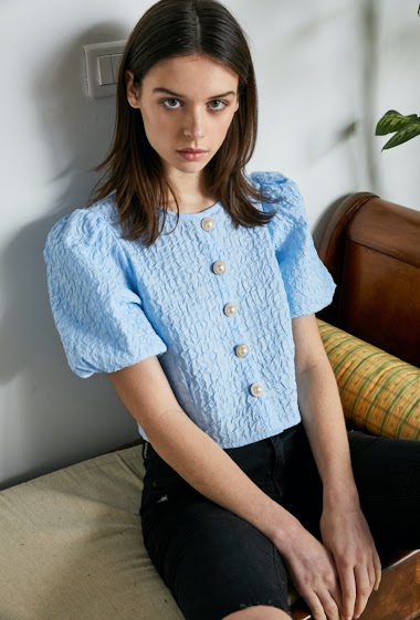 Wholesaler Lily White - Textured blouse