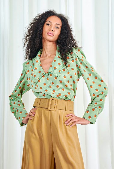 Großhändler Lily White - Spotted shirt