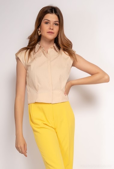 Großhändler Lily White - Shirt with padded shoulder
