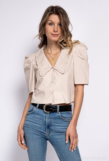 Wholesaler ELLILY - Shirt with big collar