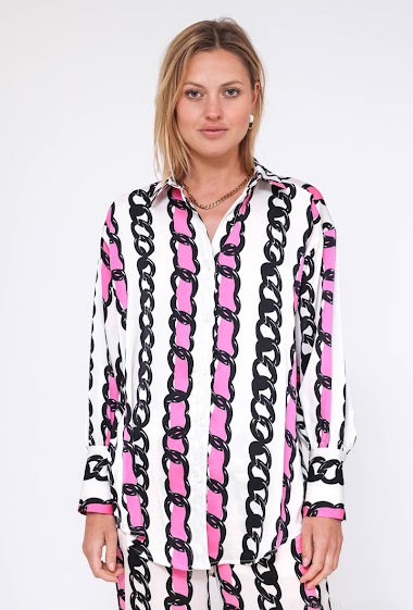 Wholesaler Lily White - Chains Shirt