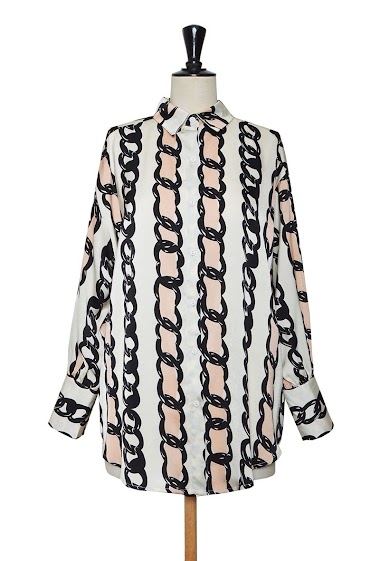 Wholesaler Lily White - Chains Shirt