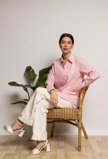 Wholesaler Lily White - Striped shirt