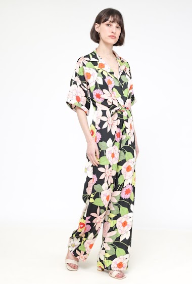 Wholesalers Lily White - Floral Jumpsuit