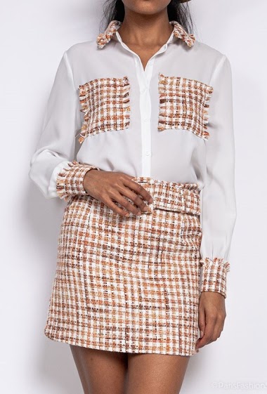 Wholesaler ELLILY - Tweed skirt