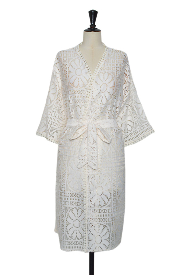 Wholesaler Lily White - Lace Kimono