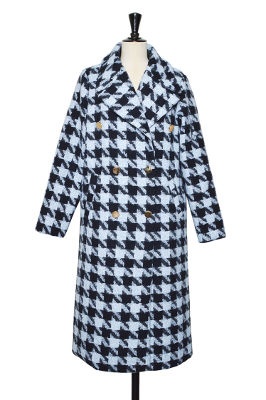 Wholesaler Lily White - Thick houndstooth coat