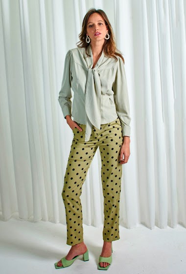 Wholesaler Lily White - Spotted pants
