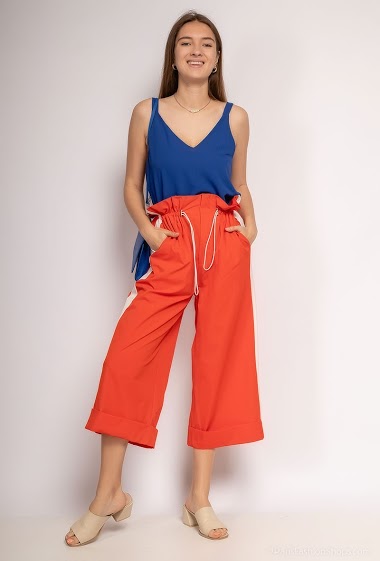 Wholesaler 88FASHION - Pants with side stripes