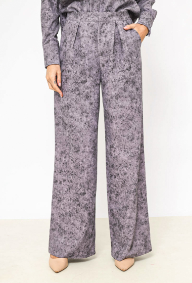 Wholesaler Lily White - Thick faded effect pants