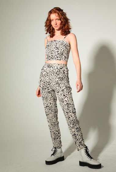 Wholesaler Lily White - Printed pants