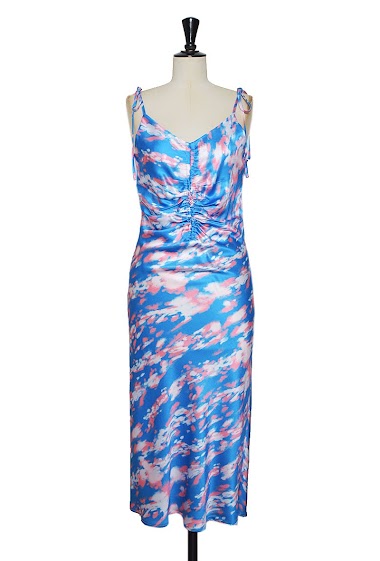 Wholesaler Lily White - Tye&Dye Maxi Dress