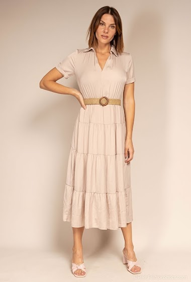 Wholesaler 17 AUGUST - Dress with belt