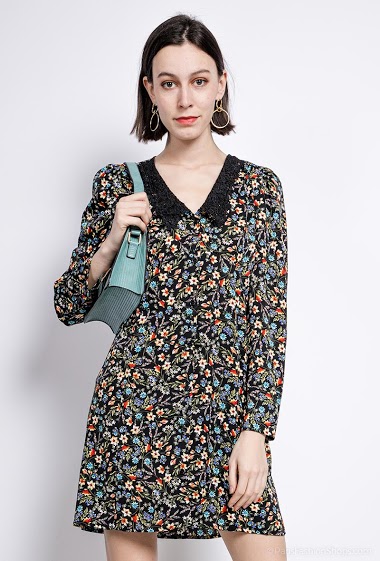 Wholesaler A BRAND - Flower print dress