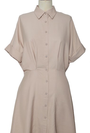 Wholesaler Lily White - Buttoned dress