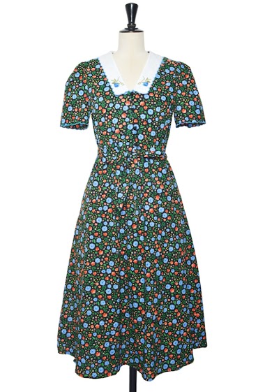 Wholesaler Lily White - Draped wrap dress