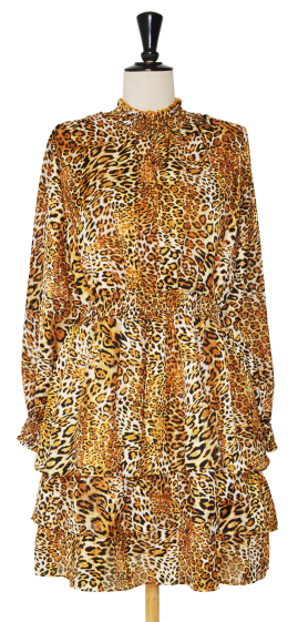 Wholesaler ELLI WHITE - Leopard dress