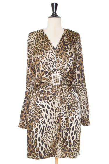 Wholesaler ELLI WHITE - Leopard dress