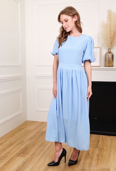 Wholesaler Lily White - Textured Dress