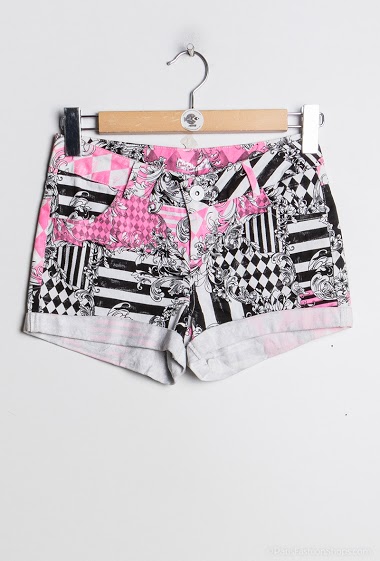 Wholesaler 88FASHION - Printed shorts