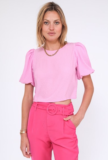 Wholesaler Lily White - Textured Top