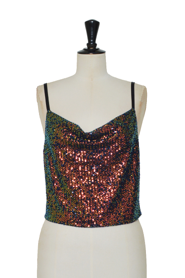 Wholesaler Lily White - Sequin embellished tops