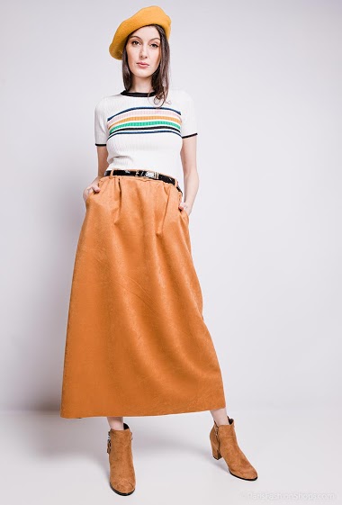 Wholesaler Lin&Lei - Suede skirt
