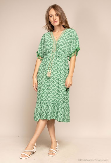 Wholesaler Lin&Lei - Oriental print dress