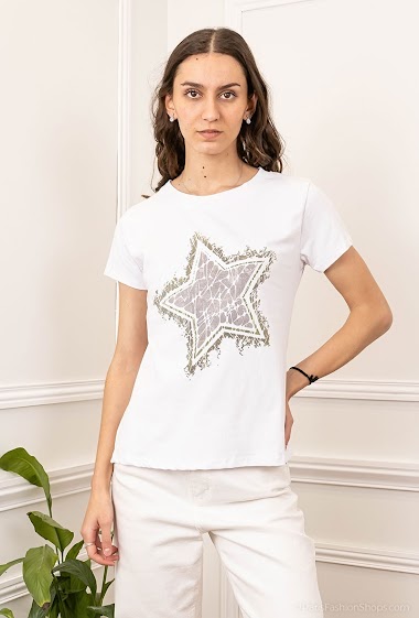 Grossiste Lin&Lei - T-shirt à imprimé