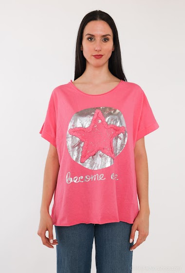 Grossiste Lin&Lei - T-shirt etoile