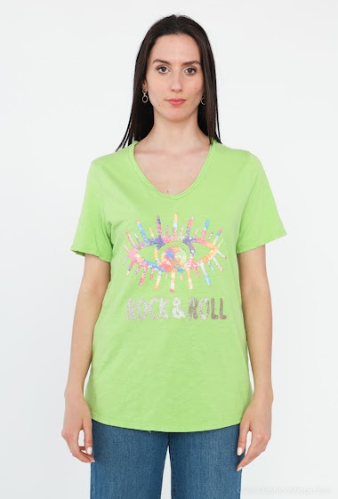 Grossiste Lin&Lei - T-shirt oeuil