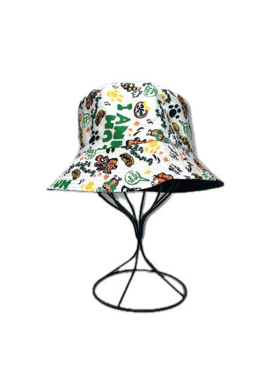 Wholesaler LINETA - very colorful printed bucket hat