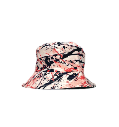 Wholesaler LINETA - Camouflage print reversible bucket hat