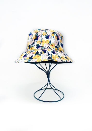 Wholesaler LINETA - Reversible floral print bucket hat 2