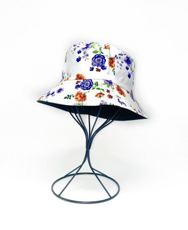 Wholesaler LINETA - Reversible floral print bucket hat