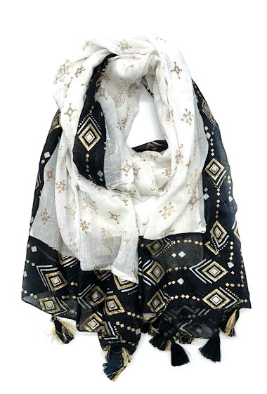 Wholesaler LINETA - C2 foulards coton inde'