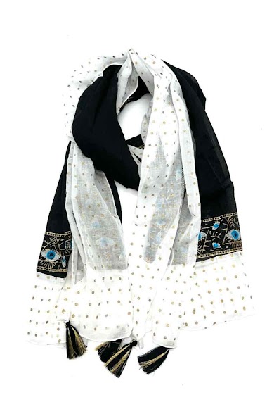 Wholesaler LINETA - C3 foulards coton inde'