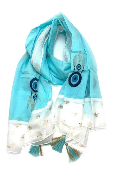 Wholesaler LINETA - C6 foulards coton inde